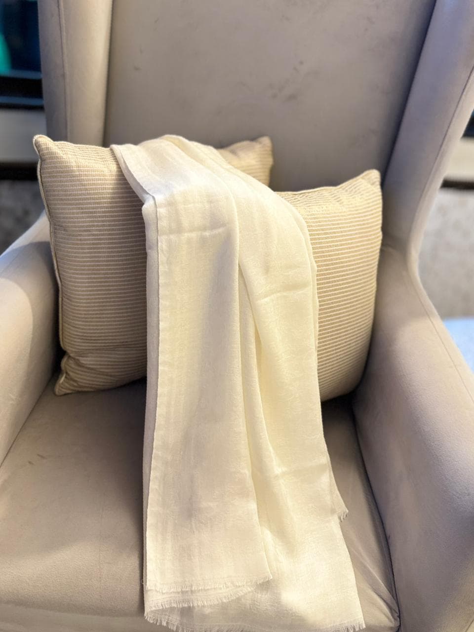 IVORY PASHMINA